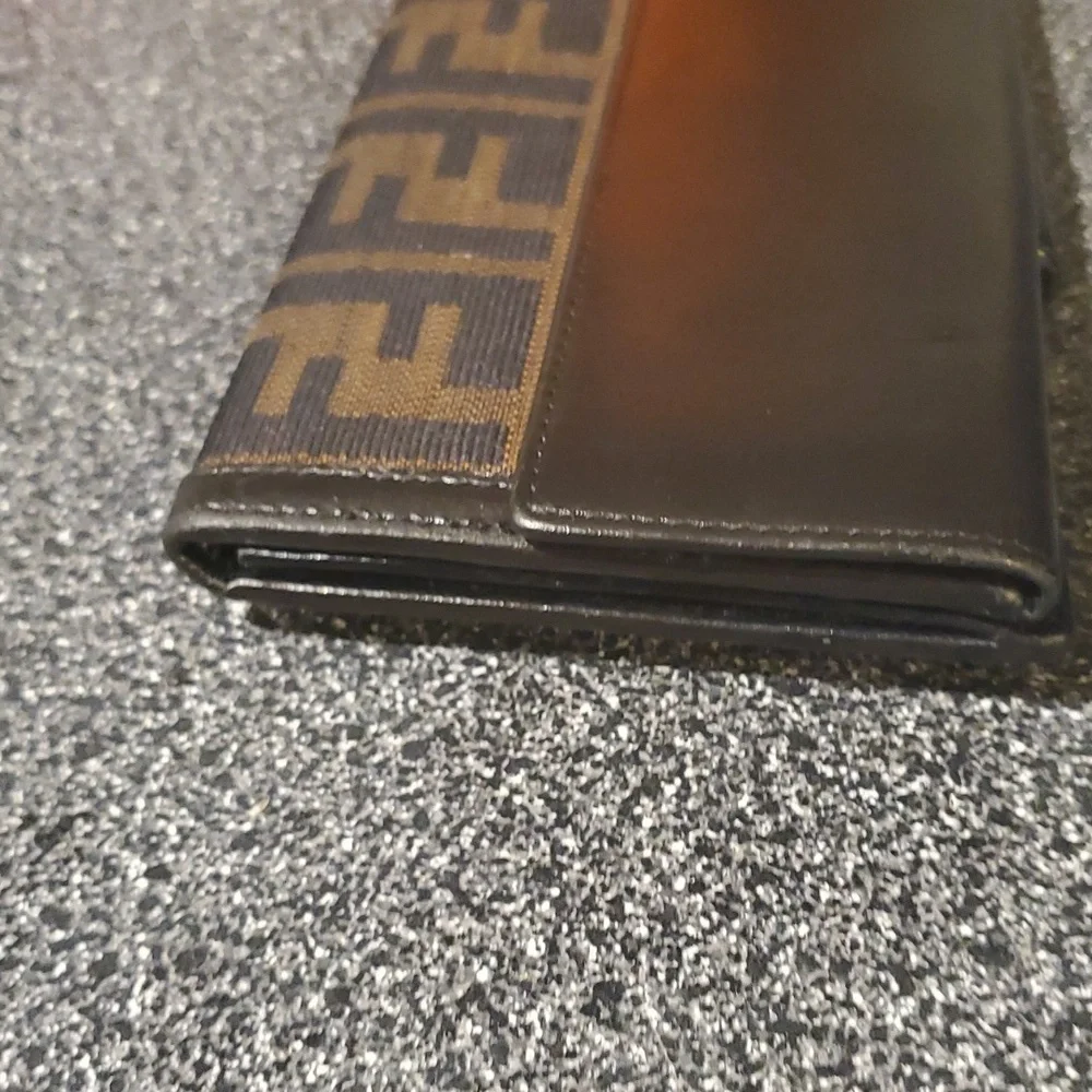 Fendi Zucca Monogram Flap Long Wallet